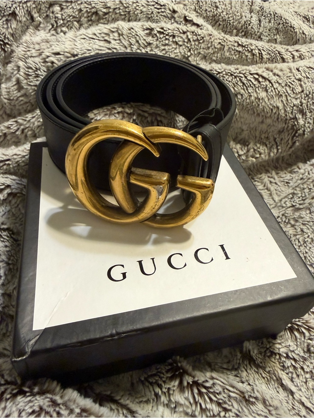 Women’s Black Gucci Belt